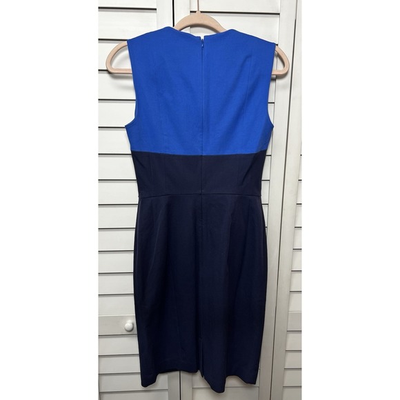 Banana Republic Sloan Fit Colorblock Cutout Sheath Dress Women's Size 8 NWT - Picture 9 of 9